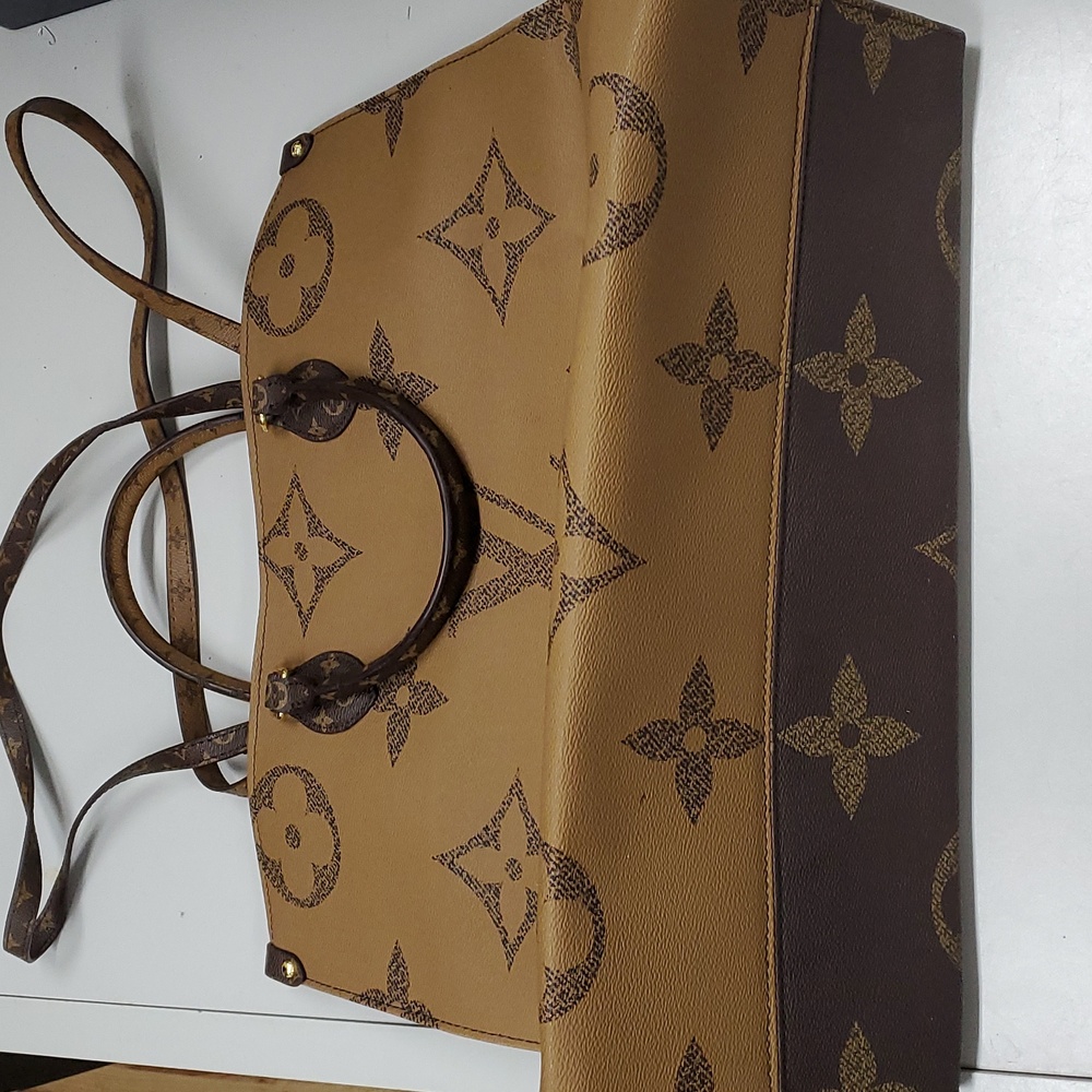 Dup! BRAND NEW Louis Vuitton Monogram Brown and Gold Handbag - Picture 4 of 8